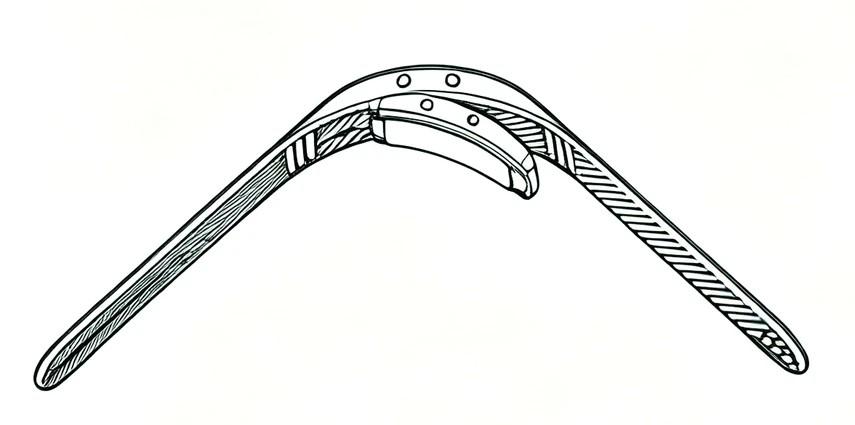 C3Plus strap separated from its central module
